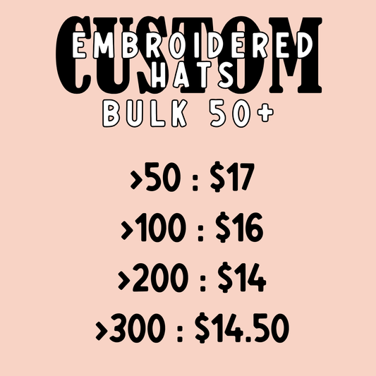 Custom Embroidered Bulk Trucker Hat (50+)