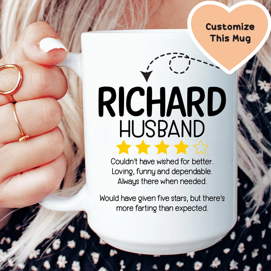 Custom Husband Rating Mug - BIG FRENCHIES
