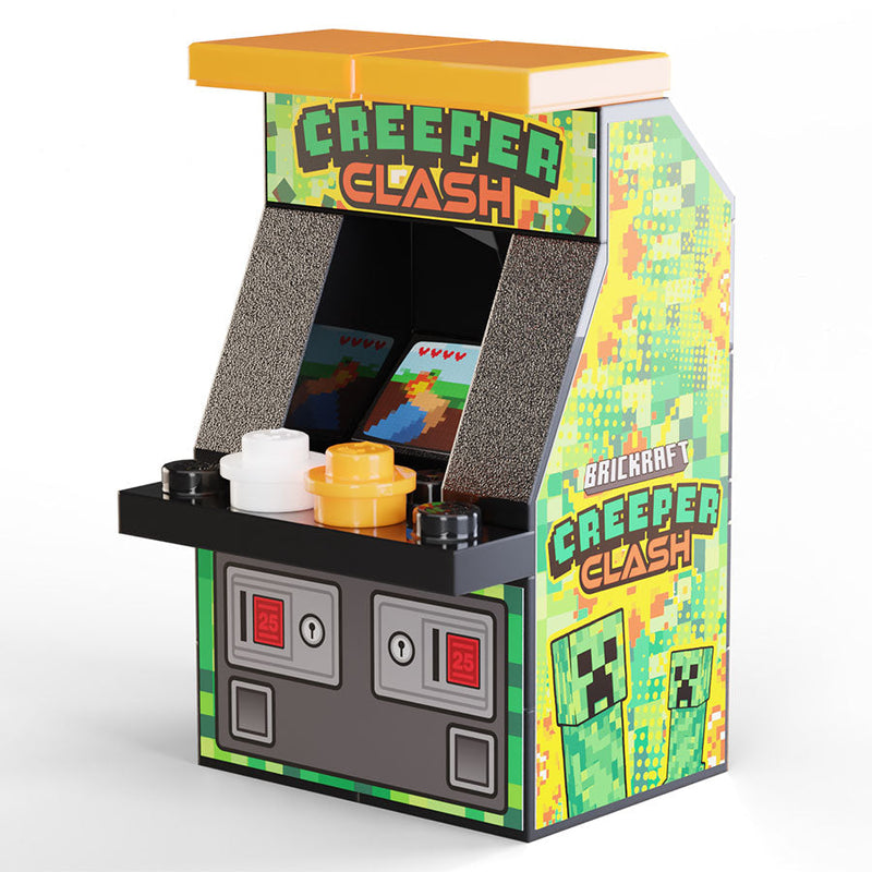 Brickcraft: Creeper Clash Arcade Machine-Custom LEGO Kit-BIG FRENCHIES-B3 Customs