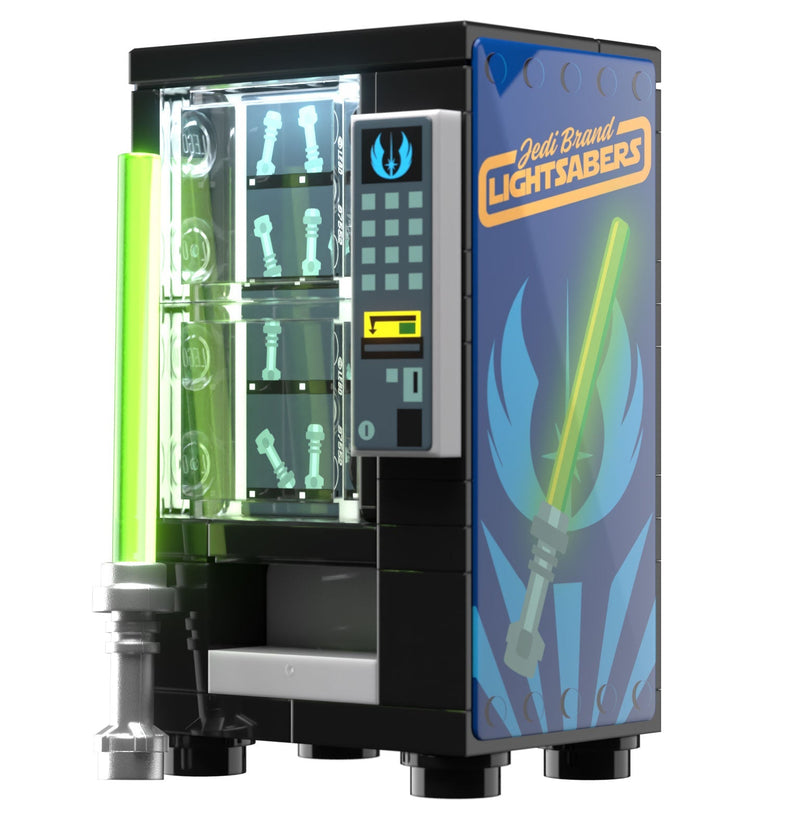 Jedi Sabers Vending Machine Building Set made using LEGO parts - B3 Customs-Custom LEGO Kit-BIG FRENCHIES-B3 Customs
