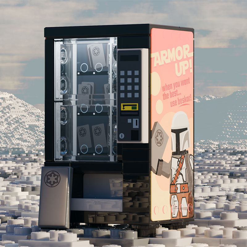 Mando Beskar Vending Machine Building Set - B3 Customs-Custom LEGO Kit-BIG FRENCHIES-B3 Customs