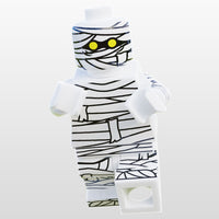 Halloween Mummy Minifig made using LEGO parts