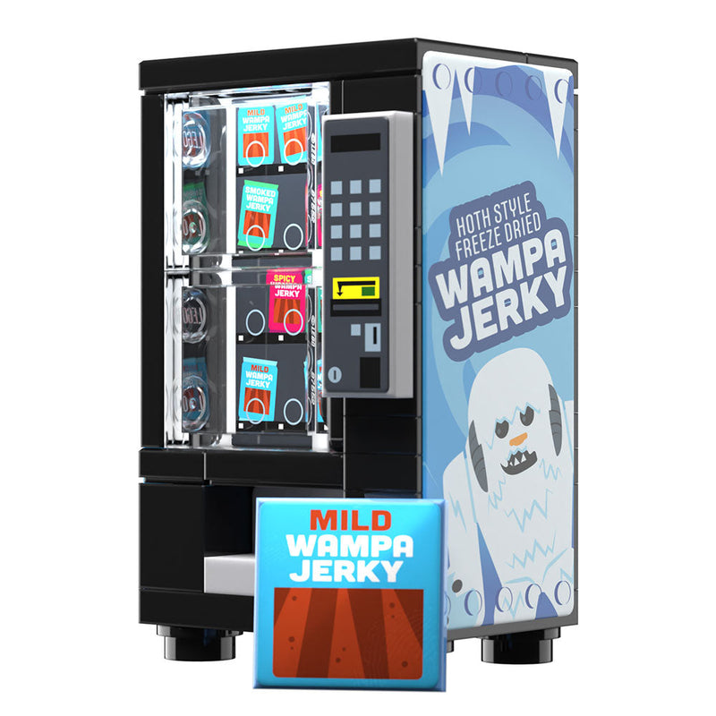 Wampa Beef Jerky Minifig Vending Machine Building Set made using LEGO parts - B3 Customs-Custom LEGO Kit-BIG FRENCHIES-B3 Customs