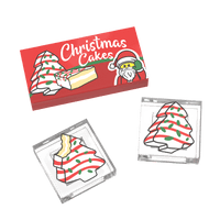 Christmas Cake Box and Christmas Cakes - Custom Printed Using LEGO® Parts