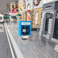 Phone Booth - Pay Phone -  Custom Printed Set - Made Using LEGO® Parts