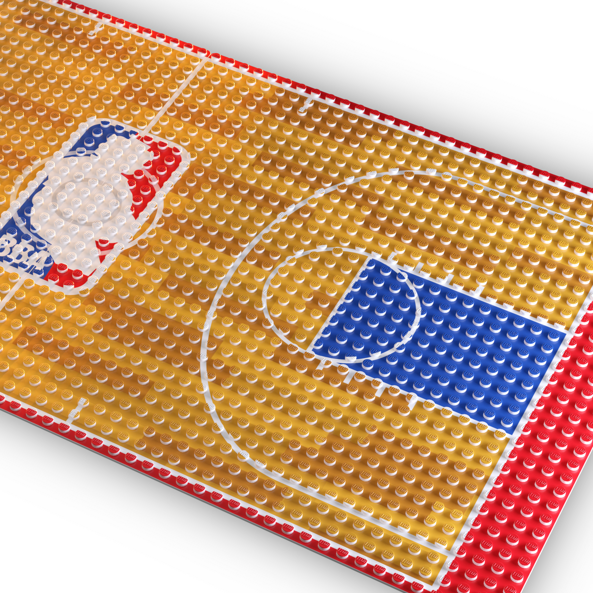 Basketball Court Baseplates made with LEGO parts-Custom LEGO Kit-BIG FRENCHIES-B3 Customs