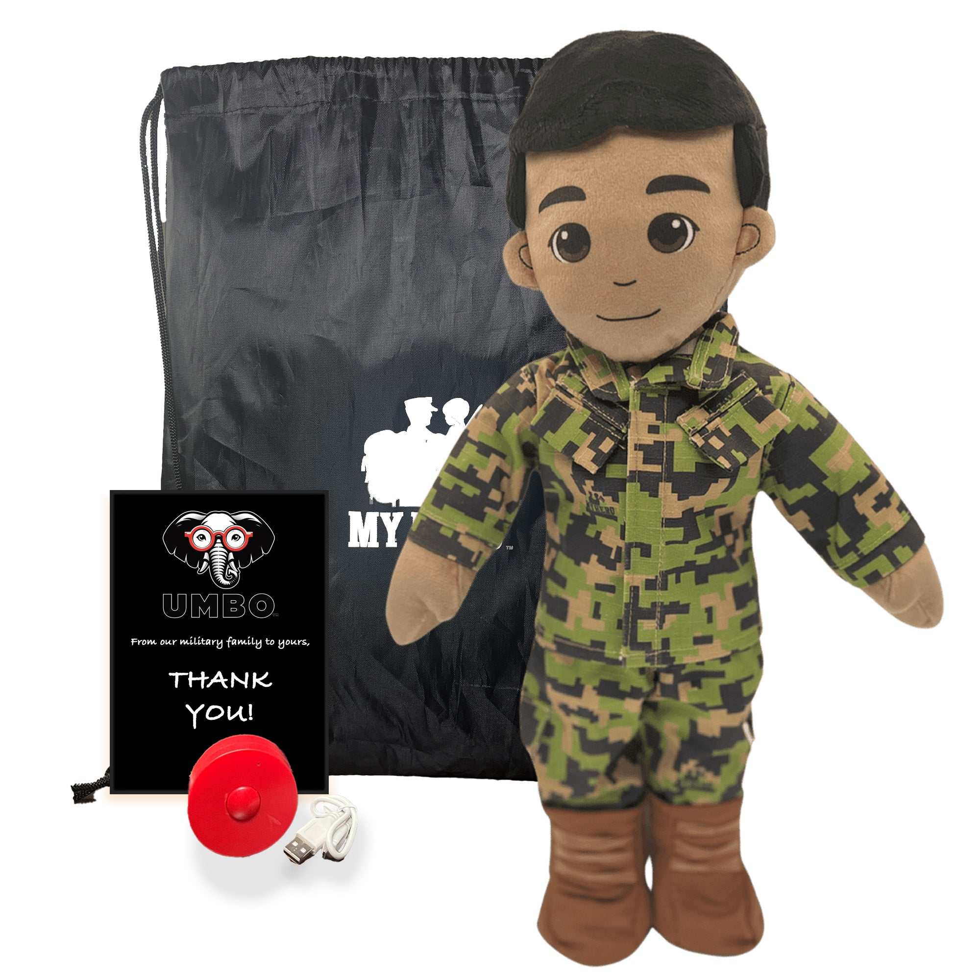 My Hero™ Daddy Doll Marine | Custom Recordable Plush