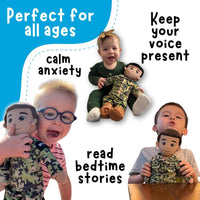 My Hero™ Daddy Doll Navy Sailor | Custom Recordable Plush
