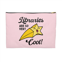 Cute Bookish Pouch with Zipper for Librarian - BIG FRENCHIES