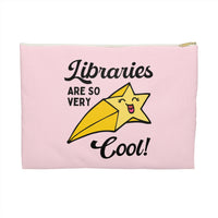 Cute Bookish Pouch with Zipper for Librarian - BIG FRENCHIES