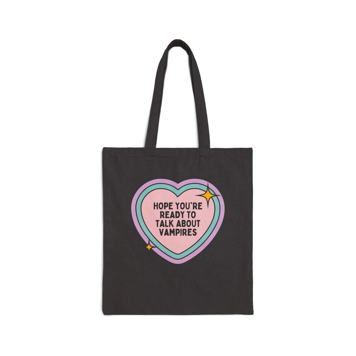 Cute Bookish Vampire Tote - BIG FRENCHIES