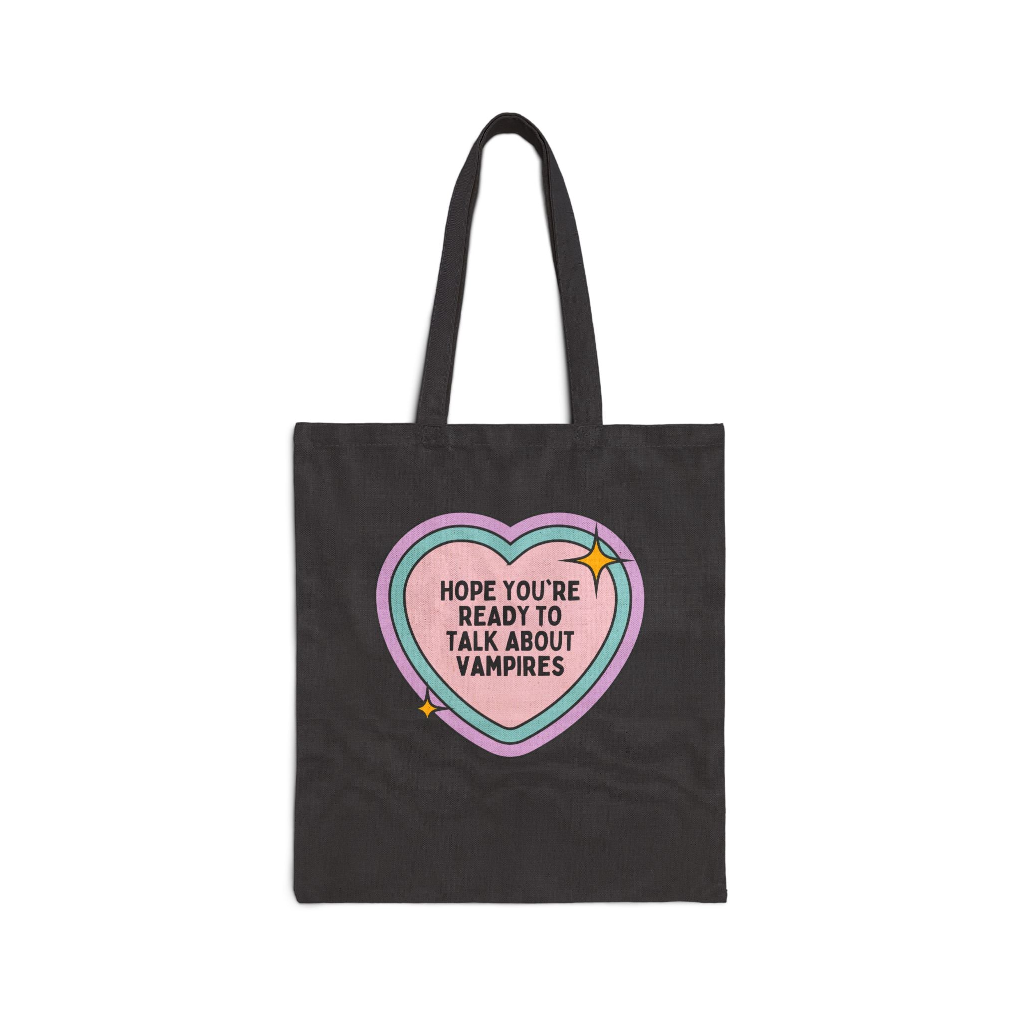 Cute Bookish Vampire Tote