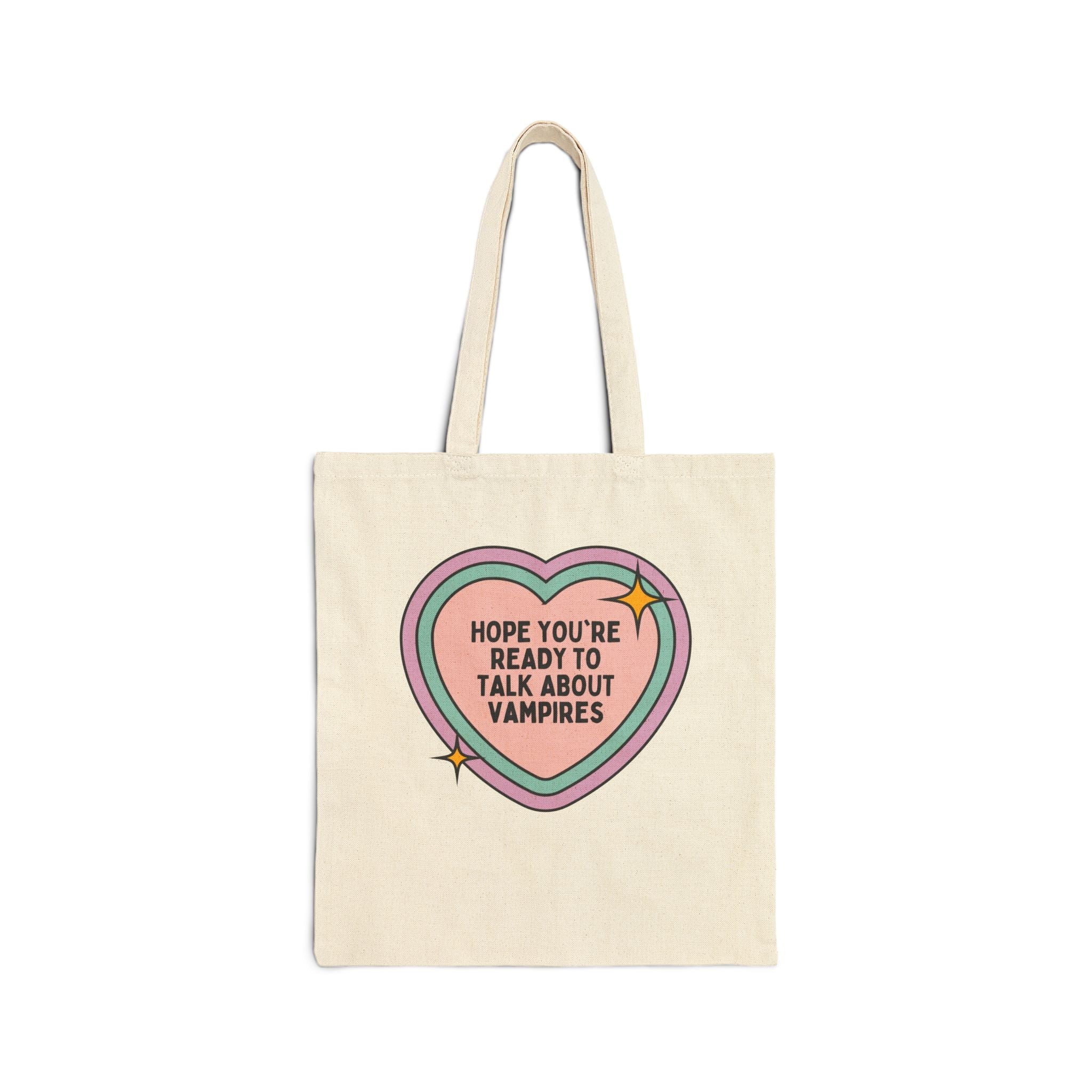 Cute Bookish Vampire Tote