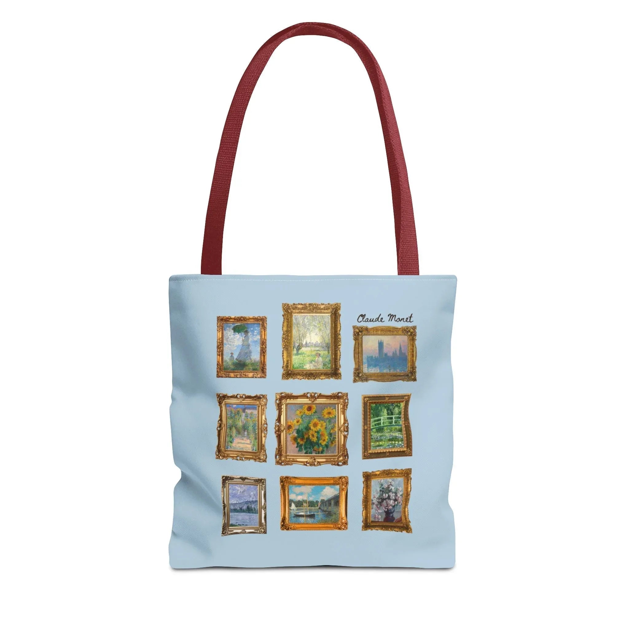 Cute Claude Monet Tote Bag for Art Historian or Friend Who Loves Art - BIG FRENCHIES