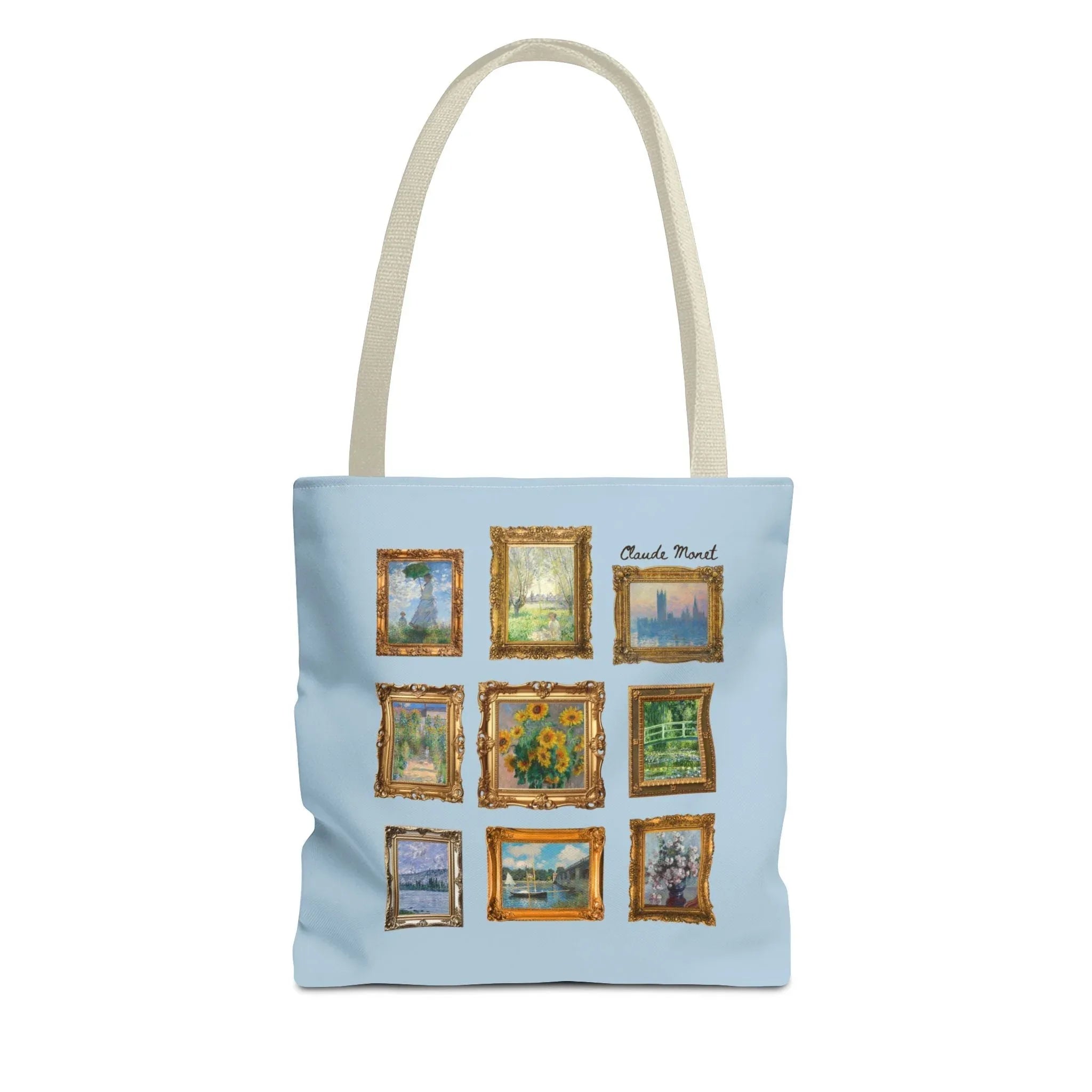 Cute Claude Monet Tote Bag for Art Historian or Friend Who Loves Art - BIG FRENCHIES