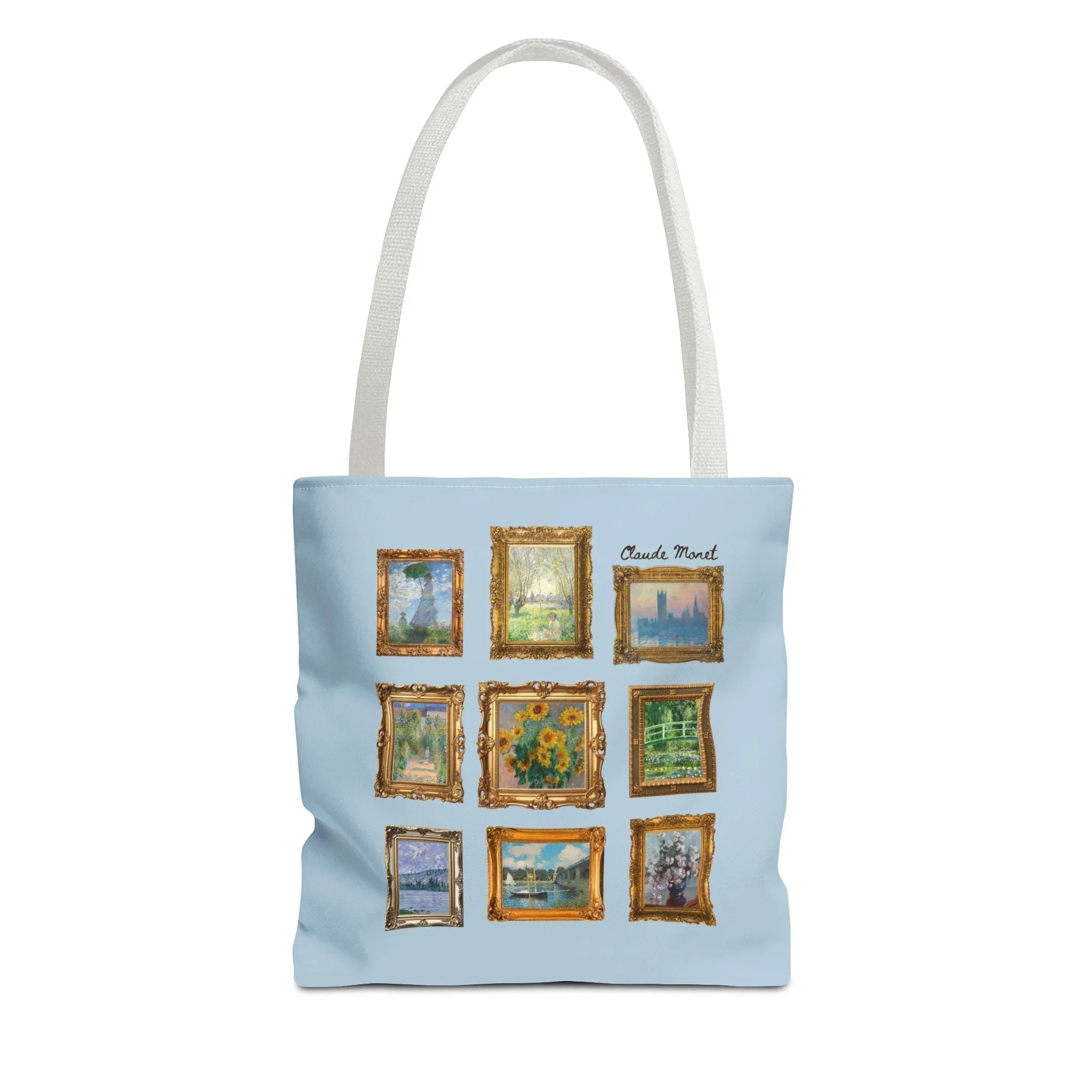 Cute Claude Monet Tote Bag for Art Historian or Friend Who Loves Art - BIG FRENCHIES