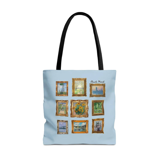 Cute Claude Monet Tote Bag for Art Historian or Friend Who Loves Art - BIG FRENCHIES