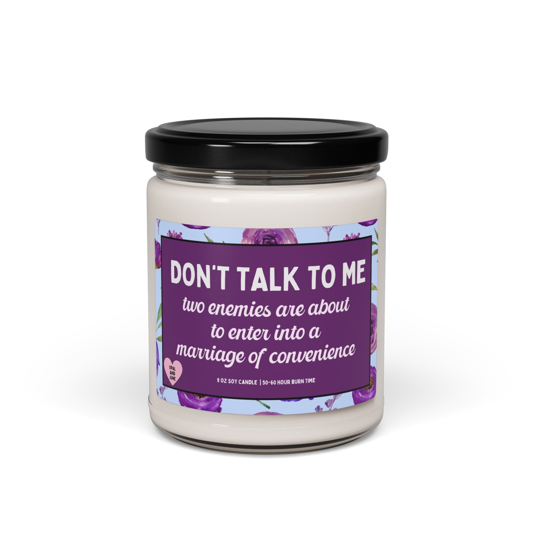 Enemies to Lovers Bookish Candle