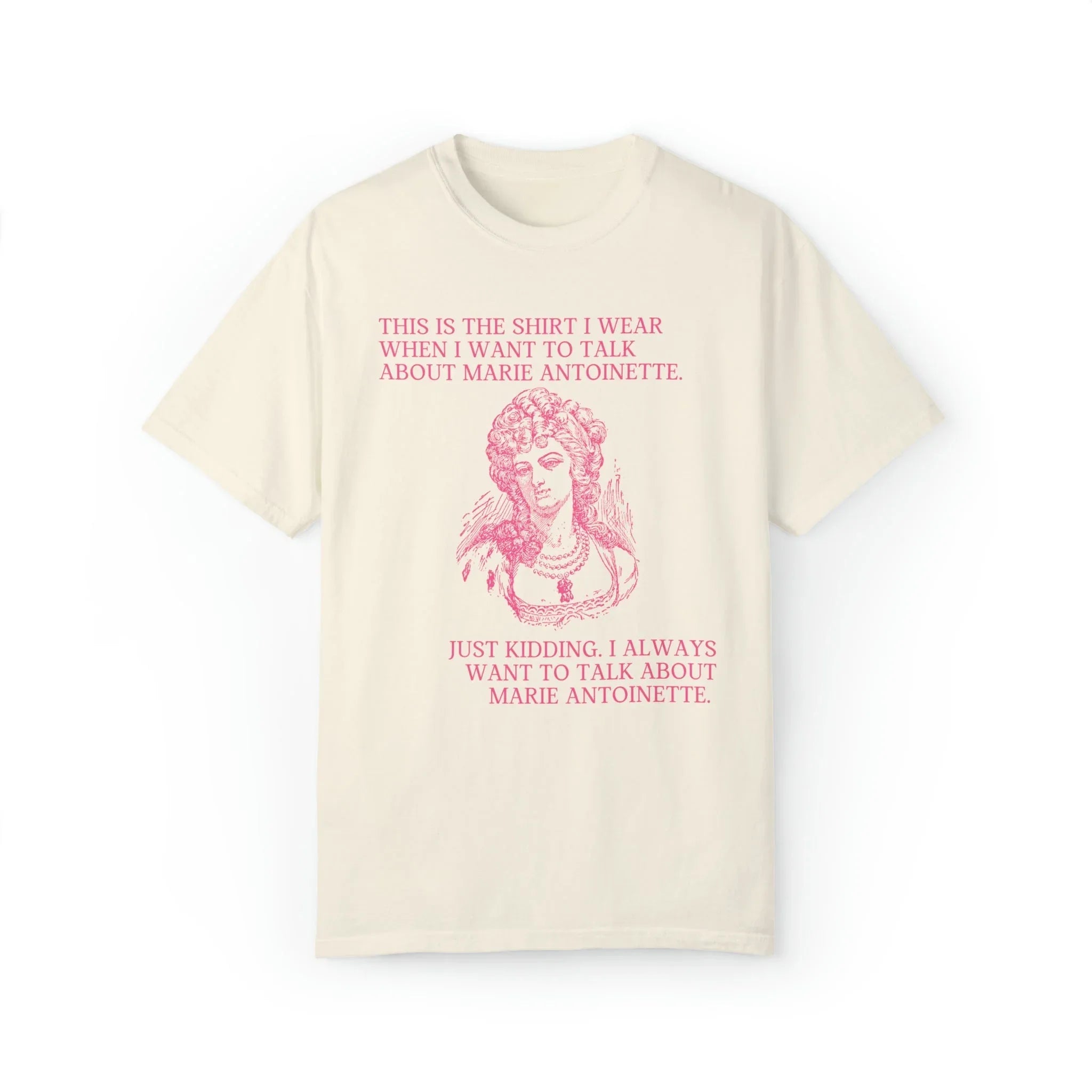 Pink Marie Antoinette T-Shirt - BIG FRENCHIES