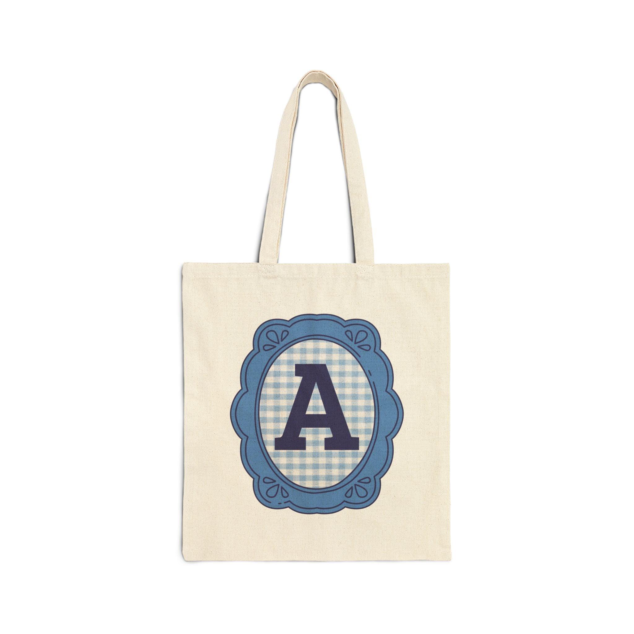 Framed Gingham Tote: A - BIG FRENCHIES