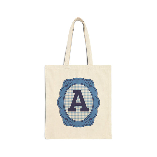 Framed Gingham Tote: A - BIG FRENCHIES