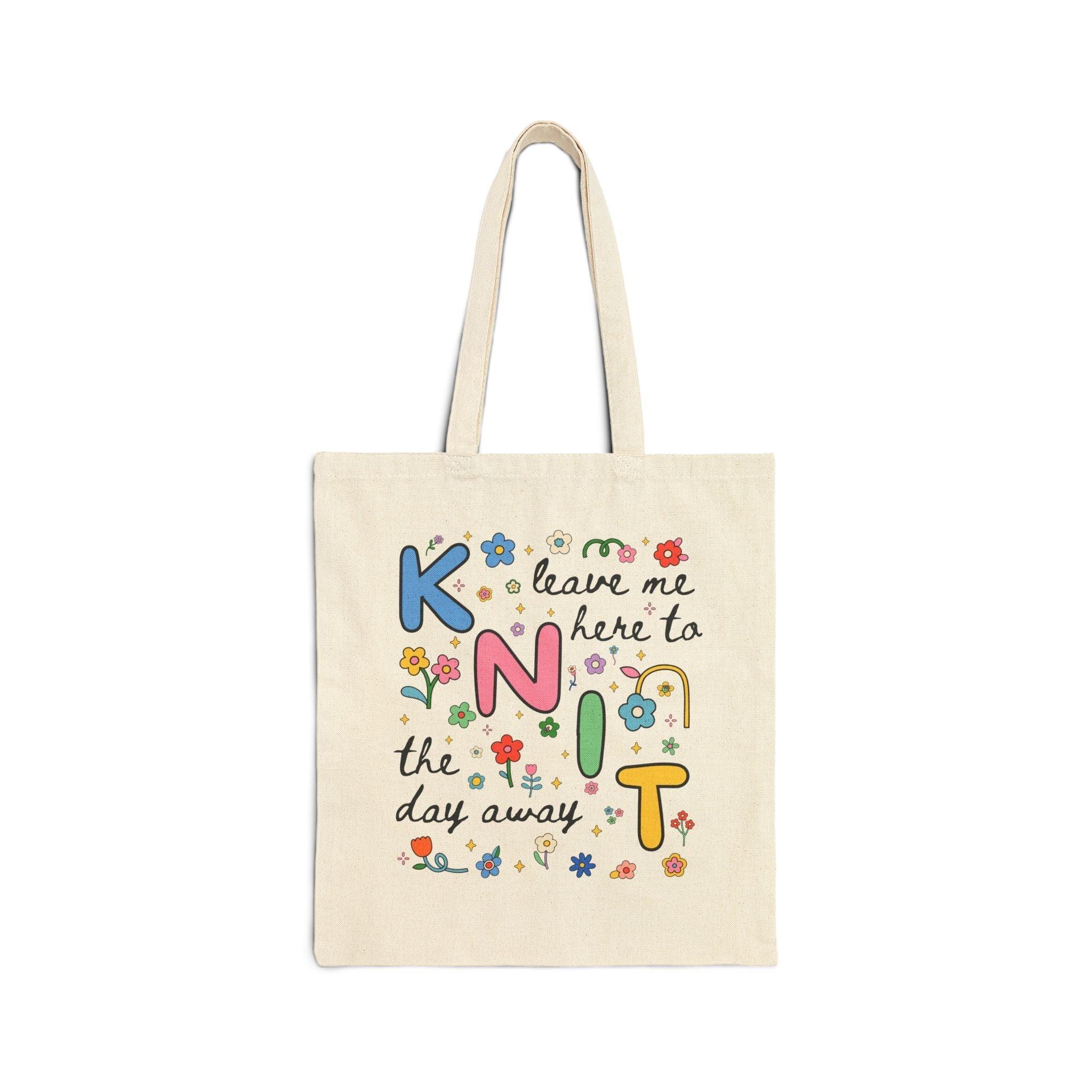Cute Knitting Tote Bag - BIG FRENCHIES