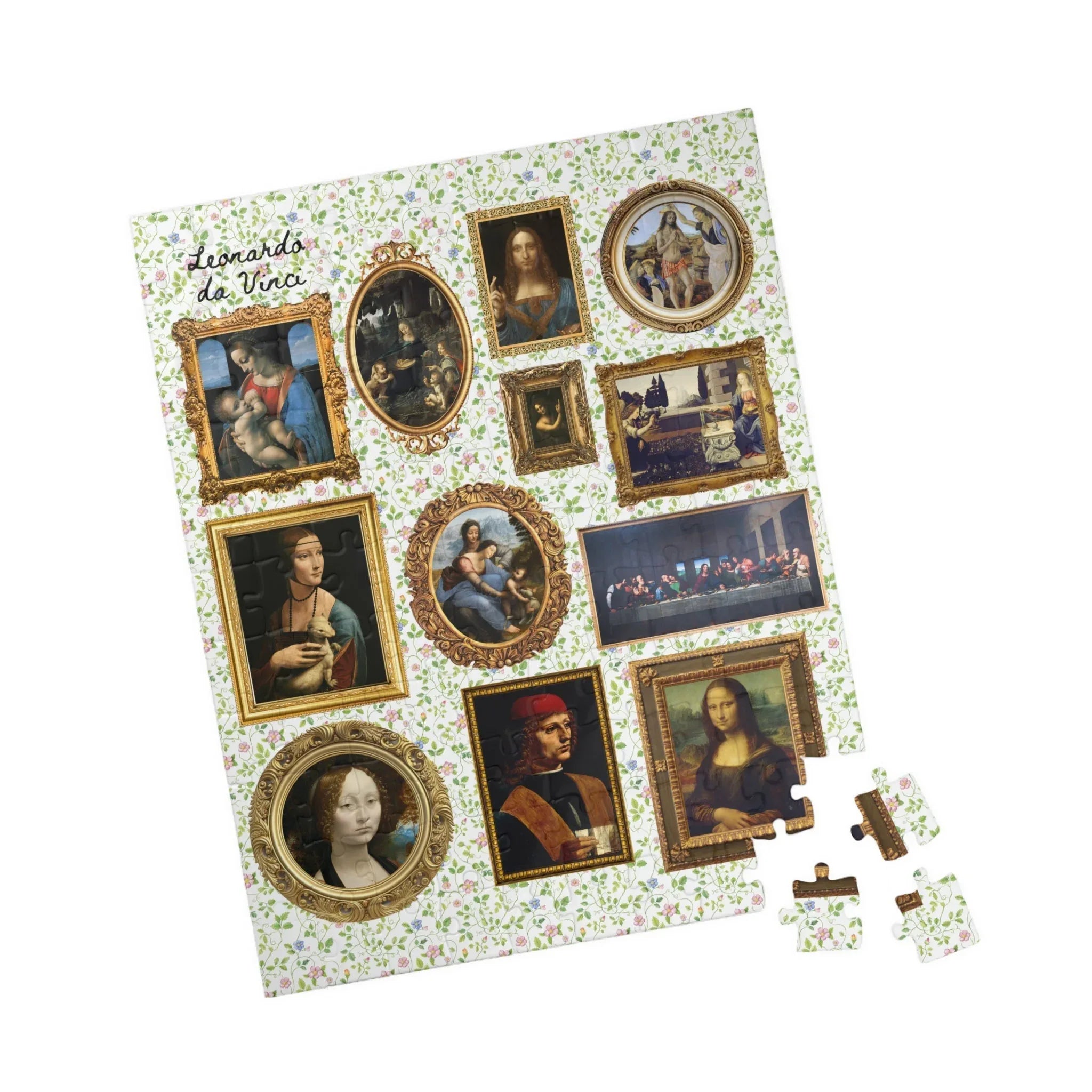 Puzzle: Leonardo da Vinci - BIG FRENCHIES