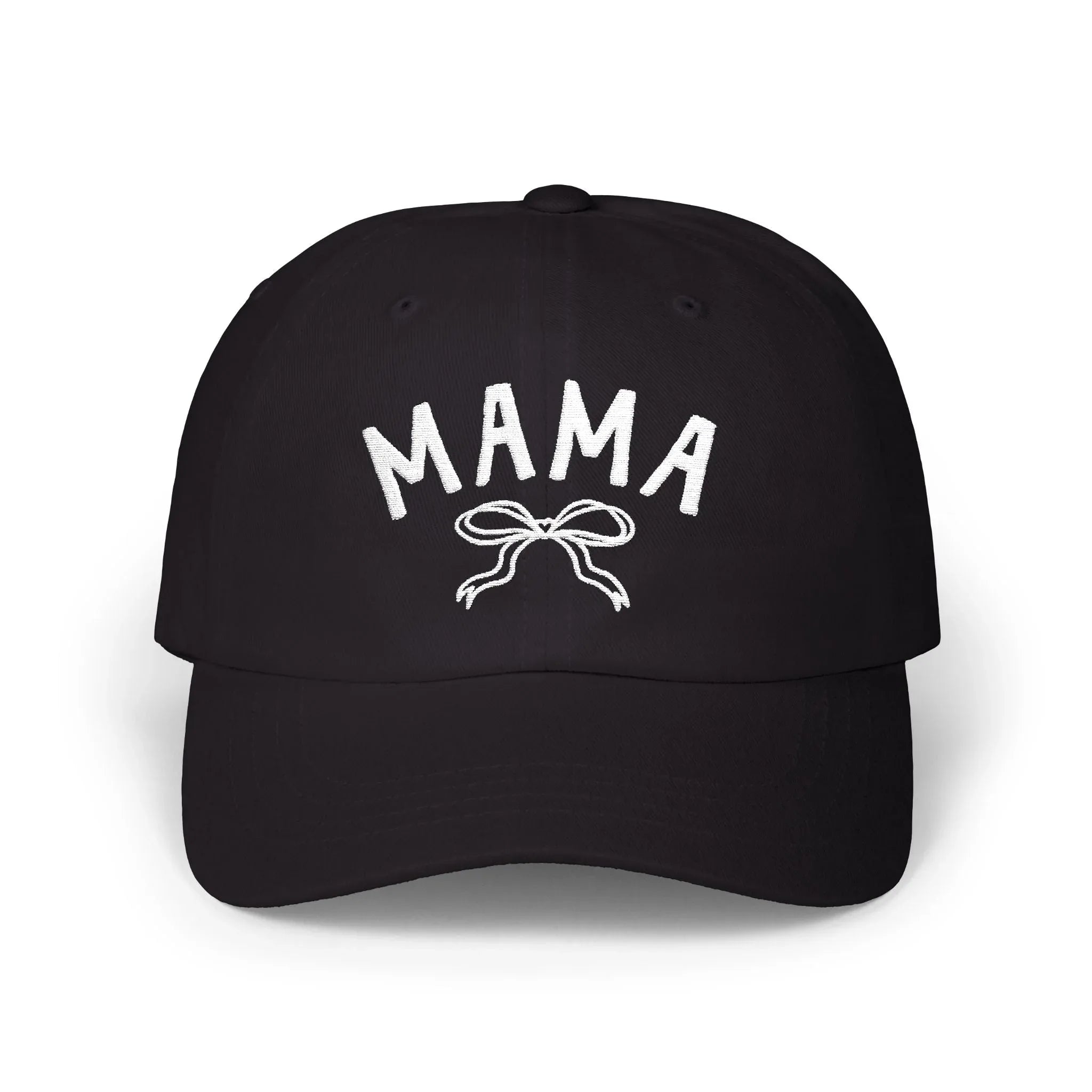 Cute Mama Embroidered Hat with Bow - BIG FRENCHIES
