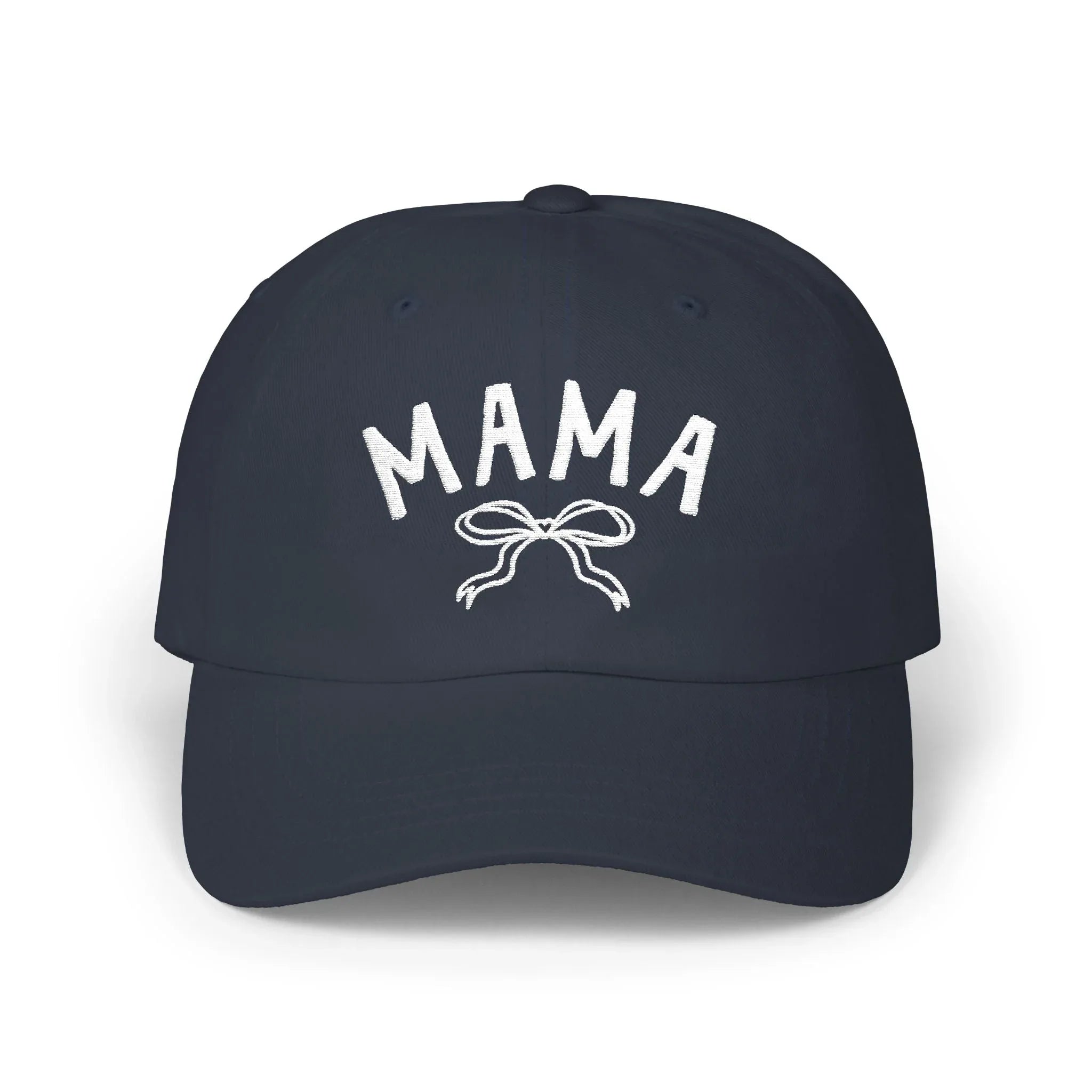 Cute Mama Embroidered Hat with Bow - BIG FRENCHIES