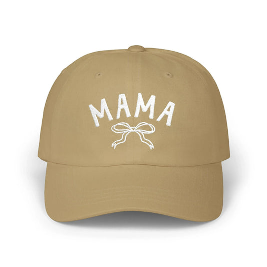 Cute Mama Embroidered Hat with Bow - BIG FRENCHIES