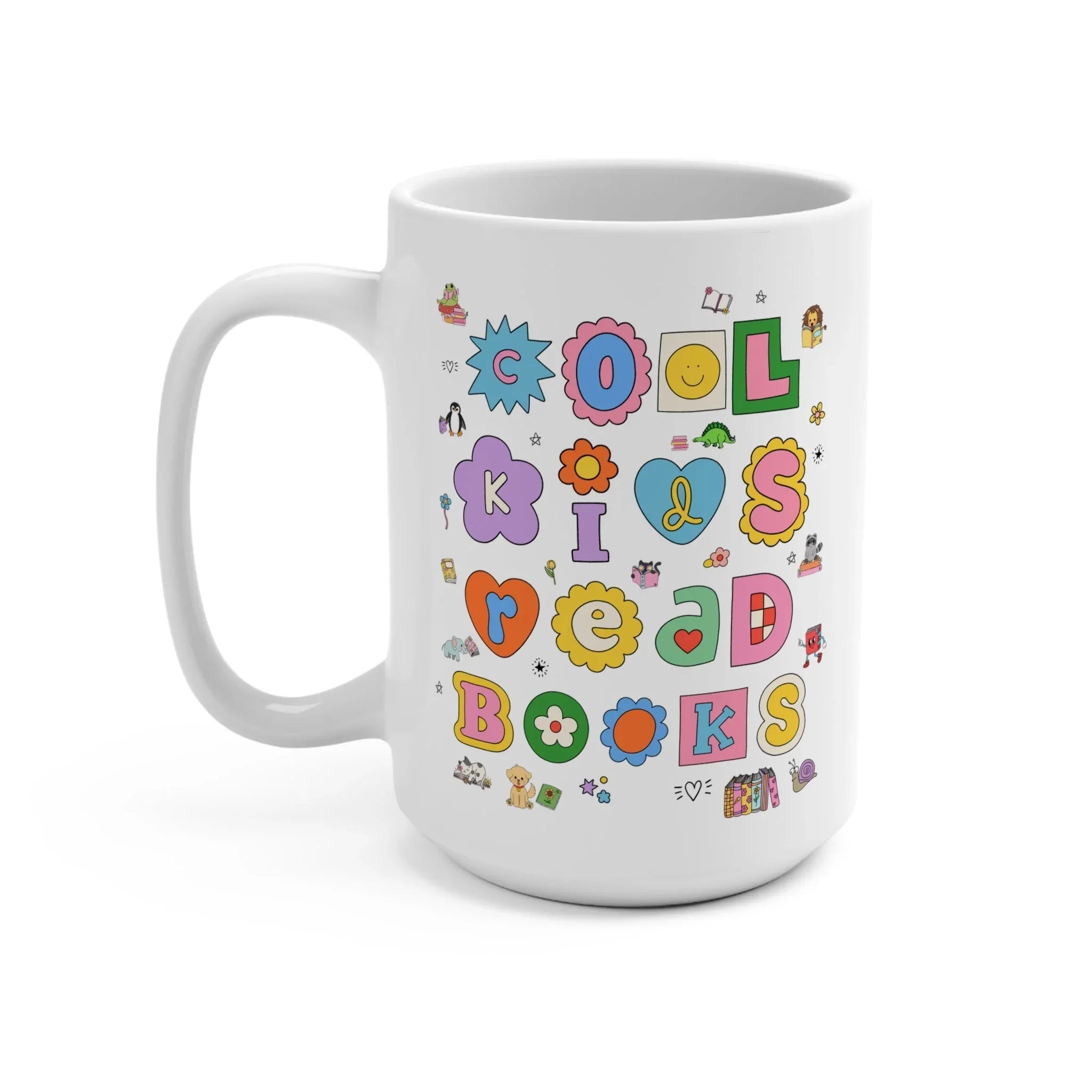 Cool Kids Read Books Mug - BIG FRENCHIES