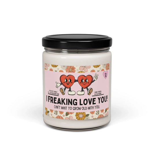 Candle: I Freaking Love You! - BIG FRENCHIES