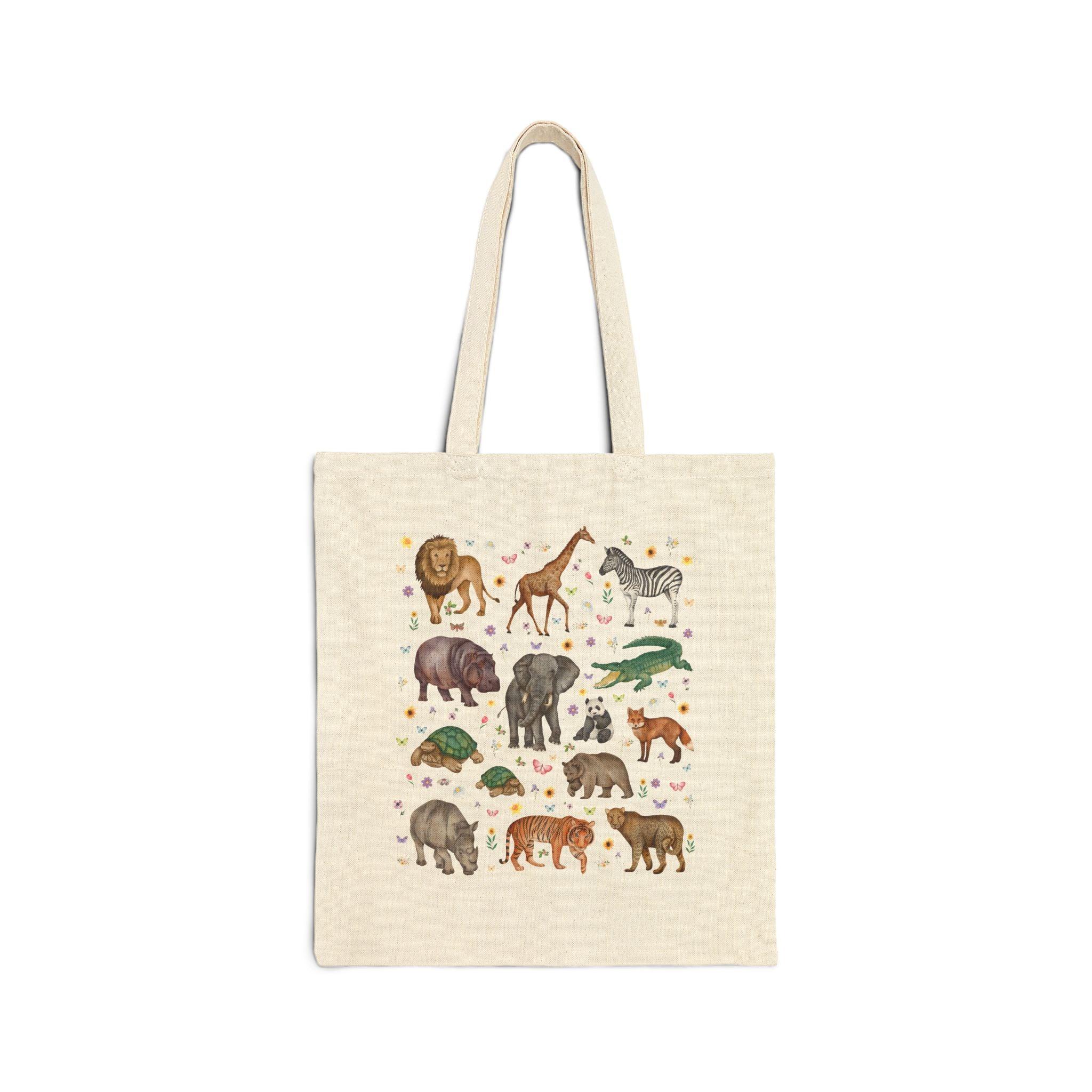 Cute Safari Animal Tote - BIG FRENCHIES