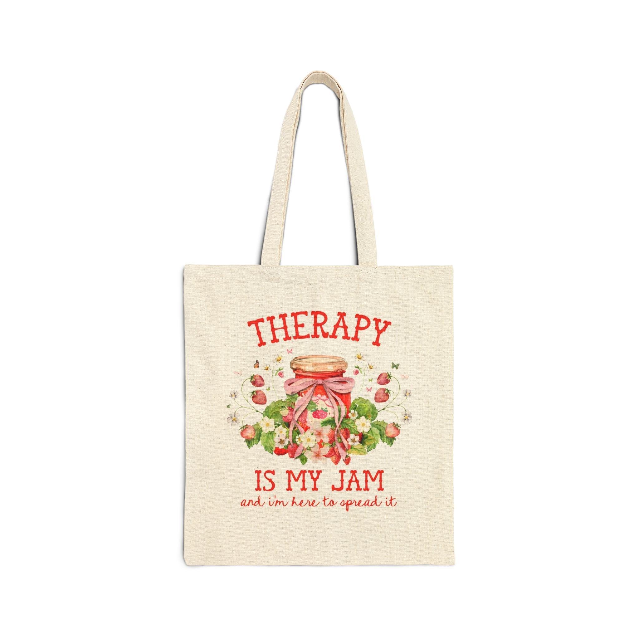 Therapy is My Jam Tote Bag - BIG FRENCHIES