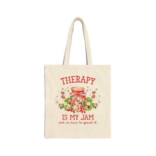 Therapy is My Jam Tote Bag - BIG FRENCHIES