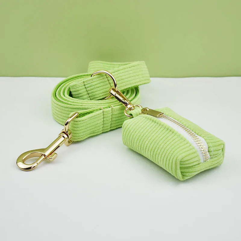 Personalized Apple Green Corduroy Classic Set