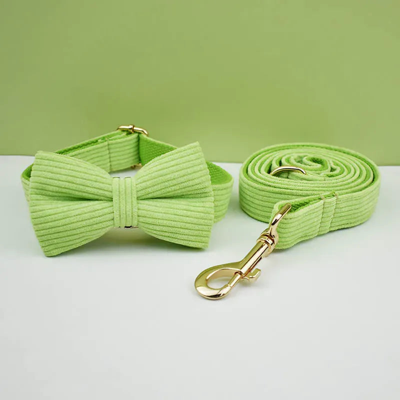 Personalized Apple Green Corduroy Classic Set