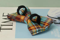 Personalized Autumn Blue Plaid Classic Set