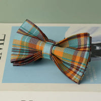 Personalized Autumn Blue Plaid Classic Set