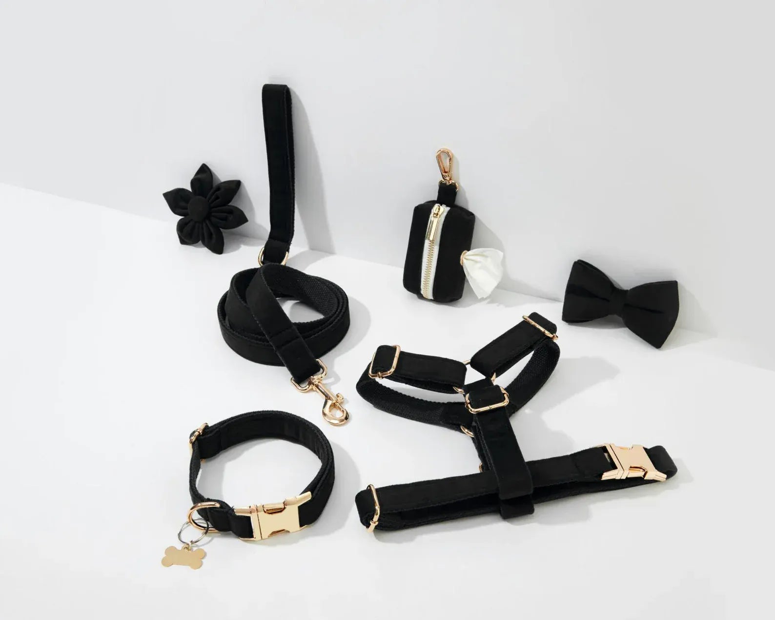 Personalized Black Velvet Classic Set