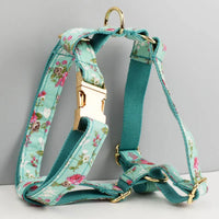 Personalized Blue Blossom Floral Classic Set