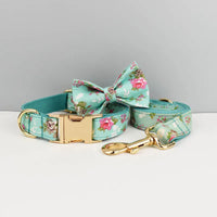 Personalized Blue Blossom Floral Classic Set