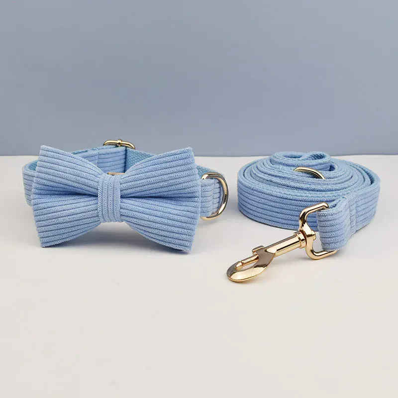 Personalized Blue Corduroy Classic Set