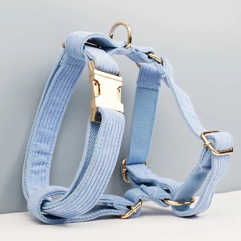 Personalized Blue Corduroy Classic Set