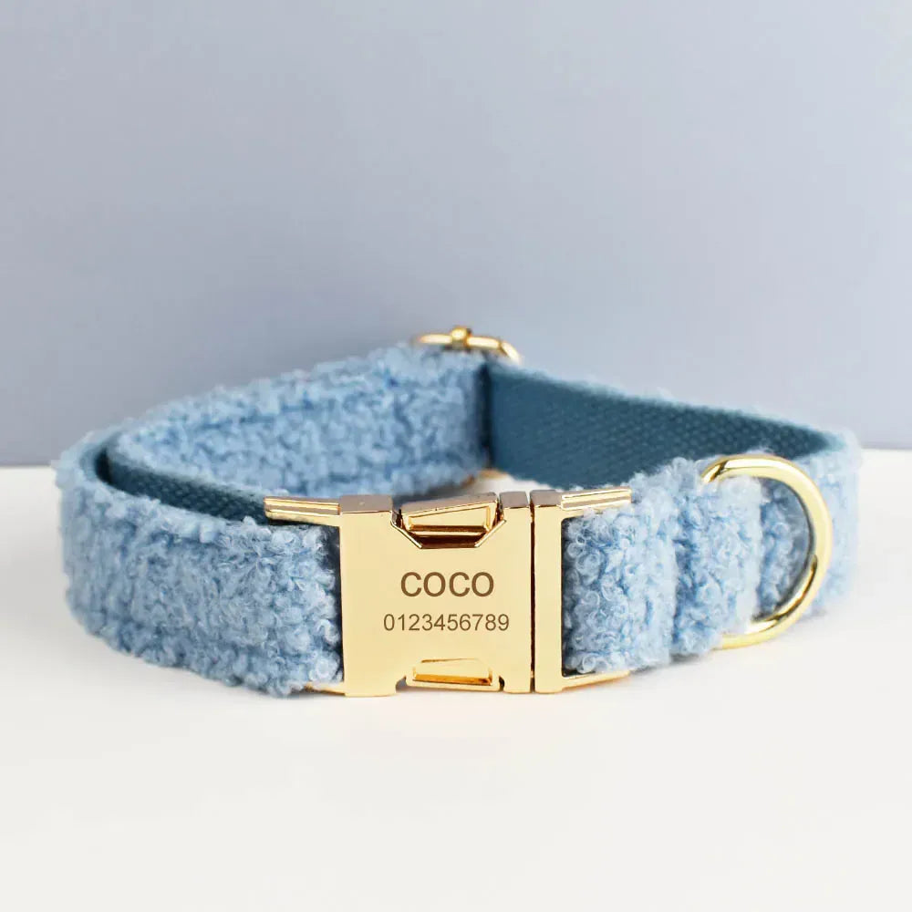 Personalized Blue Teddy Velvet Classic Set
