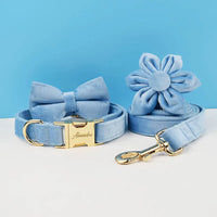 Personalized Blue Velvet Classic Set