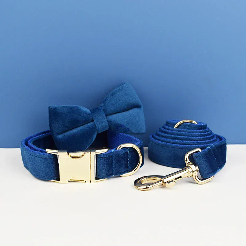 Personalized Blue Velvet Classic Set
