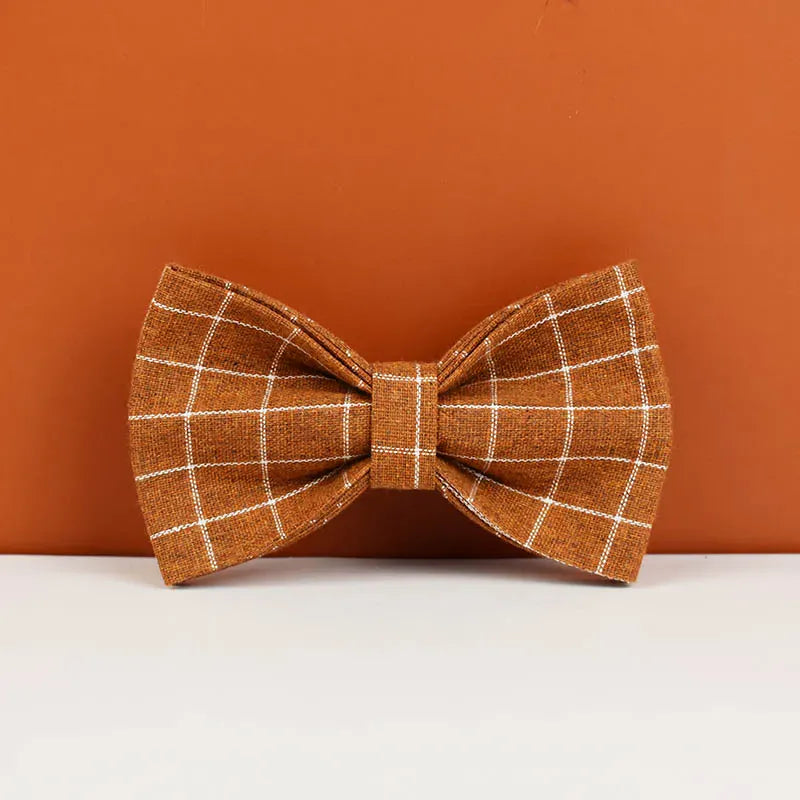 Personalized Classic Brown Plaid Classic Set