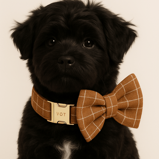 Personalized Classic Brown Plaid Classic Set