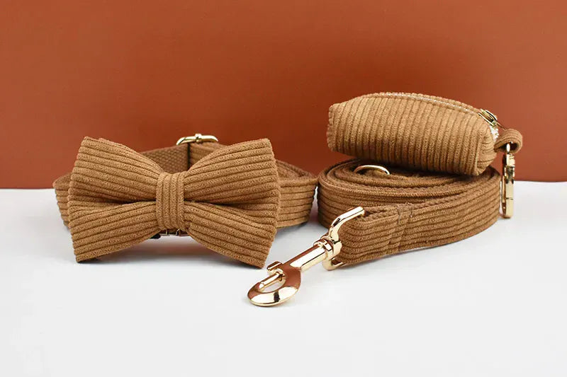 Personalized Caramel Corduroy Classic Set